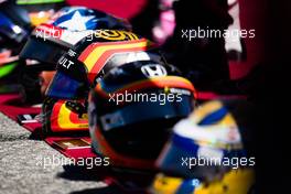 The helmet of Carlos Sainz Jr (ESP) Renault Sport F1 Team. 22.10.2017. Formula 1 World Championship, Rd 17, United States Grand Prix, Austin, Texas, USA, Race Day.
