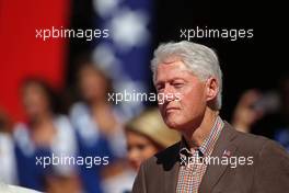 Bill Clinton (USA) 22.10.2017. Formula 1 World Championship, Rd 17, United States Grand Prix, Austin, Texas, USA, Race Day.