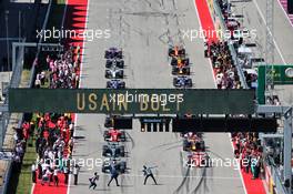 Usain Bolt (JAM) Athlete on the grid before the start of the race. 22.10.2017. Formula 1 World Championship, Rd 17, United States Grand Prix, Austin, Texas, USA, Race Day.