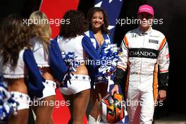 Stoffel Vandoorne (BEL) McLaren F1  22.10.2017. Formula 1 World Championship, Rd 17, United States Grand Prix, Austin, Texas, USA, Race Day.