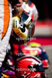 The helmet of Pascal Wehrlein (GER) Sauber F1 Team on the grid. 22.10.2017. Formula 1 World Championship, Rd 17, United States Grand Prix, Austin, Texas, USA, Race Day.