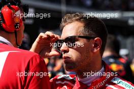 Sebastian Vettel (GER) Ferrari on the drivers parade. 22.10.2017. Formula 1 World Championship, Rd 17, United States Grand Prix, Austin, Texas, USA, Race Day.