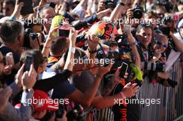 Max Verstappen (NLD) Red Bull Racing RB13. 22.10.2017. Formula 1 World Championship, Rd 17, United States Grand Prix, Austin, Texas, USA, Race Day.