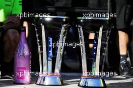 Trophies for the Mercedes AMG F1. 22.10.2017. Formula 1 World Championship, Rd 17, United States Grand Prix, Austin, Texas, USA, Race Day.