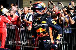 Max Verstappen (NLD) Red Bull Racing celebrates in parc ferme. 22.10.2017. Formula 1 World Championship, Rd 17, United States Grand Prix, Austin, Texas, USA, Race Day.