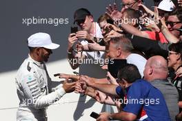 1st place Lewis Hamilton (GBR) Mercedes AMG F1. 22.10.2017. Formula 1 World Championship, Rd 17, United States Grand Prix, Austin, Texas, USA, Race Day.