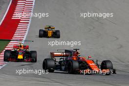Fernando Alonso (ESP) McLaren F1  22.10.2017. Formula 1 World Championship, Rd 17, United States Grand Prix, Austin, Texas, USA, Race Day.
