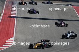 Carlos Sainz Jr (ESP) Renault Sport F1 Team RS17. 22.10.2017. Formula 1 World Championship, Rd 17, United States Grand Prix, Austin, Texas, USA, Race Day.