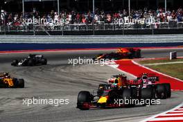 Daniel Ricciardo (AUS) Red Bull Racing RB13. 22.10.2017. Formula 1 World Championship, Rd 17, United States Grand Prix, Austin, Texas, USA, Race Day.