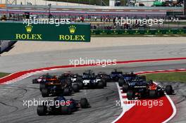 The start of the race. 22.10.2017. Formula 1 World Championship, Rd 17, United States Grand Prix, Austin, Texas, USA, Race Day.