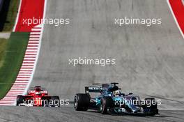 Lewis Hamilton (GBR) Mercedes AMG F1 W08. 22.10.2017. Formula 1 World Championship, Rd 17, United States Grand Prix, Austin, Texas, USA, Race Day.
