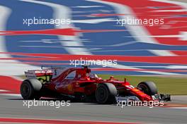 Sebastian Vettel (GER) Scuderia Ferrari  22.10.2017. Formula 1 World Championship, Rd 17, United States Grand Prix, Austin, Texas, USA, Race Day.