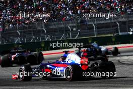 Daniil Kvyat (RUS) Scuderia Toro Rosso STR12. 22.10.2017. Formula 1 World Championship, Rd 17, United States Grand Prix, Austin, Texas, USA, Race Day.
