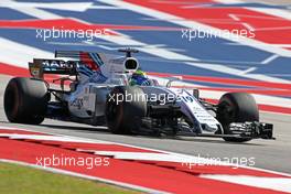 Felipe Massa (BRA) Williams F1 Team  22.10.2017. Formula 1 World Championship, Rd 17, United States Grand Prix, Austin, Texas, USA, Race Day.