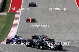 Romain Grosjean (FRA) Haas F1 Team VF-17. 22.10.2017. Formula 1 World Championship, Rd 17, United States Grand Prix, Austin, Texas, USA, Race Day.
