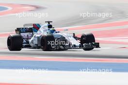 Felipe Massa (BRA) Williams FW40. 22.10.2017. Formula 1 World Championship, Rd 17, United States Grand Prix, Austin, Texas, USA, Race Day.