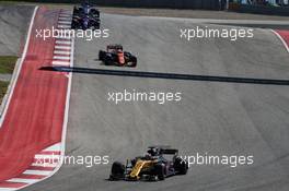 Nico Hulkenberg (GER) Renault Sport F1 Team RS17. 22.10.2017. Formula 1 World Championship, Rd 17, United States Grand Prix, Austin, Texas, USA, Race Day.