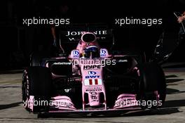 Sergio Perez (MEX) Sahara Force India F1 VJM10. 21.10.2017. Formula 1 World Championship, Rd 17, United States Grand Prix, Austin, Texas, USA, Qualifying Day.