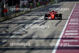 Kimi Raikkonen (FIN) Scuderia Ferrari  21.10.2017. Formula 1 World Championship, Rd 17, United States Grand Prix, Austin, Texas, USA, Qualifying Day.