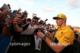 Nico Hulkenberg (GER) Renault Sport F1 Team  21.10.2017. Formula 1 World Championship, Rd 17, United States Grand Prix, Austin, Texas, USA, Qualifying Day.