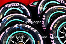 Pirelli tyres. 21.10.2017. Formula 1 World Championship, Rd 17, United States Grand Prix, Austin, Texas, USA, Qualifying Day.