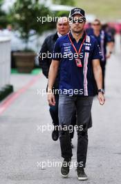 Sergio Perez (MEX) Sahara Force India F1. 21.10.2017. Formula 1 World Championship, Rd 17, United States Grand Prix, Austin, Texas, USA, Qualifying Day.