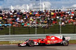 Kimi Raikkonen (FIN) Ferrari SF70H. 21.10.2017. Formula 1 World Championship, Rd 17, United States Grand Prix, Austin, Texas, USA, Qualifying Day.