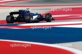 Marcus Ericsson (SWE) Sauber C36. 21.10.2017. Formula 1 World Championship, Rd 17, United States Grand Prix, Austin, Texas, USA, Qualifying Day.