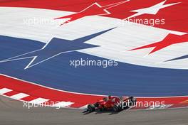 Sebastian Vettel (GER) Scuderia Ferrari  21.10.2017. Formula 1 World Championship, Rd 17, United States Grand Prix, Austin, Texas, USA, Qualifying Day.