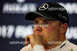 Valtteri Bottas (FIN) Mercedes AMG F1 in the FIA Press Conference. 21.10.2017. Formula 1 World Championship, Rd 17, United States Grand Prix, Austin, Texas, USA, Qualifying Day.