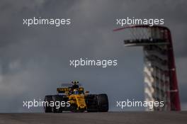 Carlos Sainz Jr (ESP) Renault Sport F1 Team RS17. 21.10.2017. Formula 1 World Championship, Rd 17, United States Grand Prix, Austin, Texas, USA, Qualifying Day.