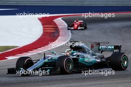 Lewis Hamilton (GBR) Mercedes AMG F1 W08. 21.10.2017. Formula 1 World Championship, Rd 17, United States Grand Prix, Austin, Texas, USA, Qualifying Day.