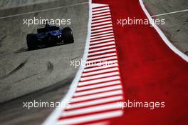 Marcus Ericsson (SWE) Sauber C36. 21.10.2017. Formula 1 World Championship, Rd 17, United States Grand Prix, Austin, Texas, USA, Qualifying Day.