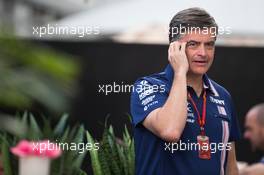 Andy Stevenson (GBR) Sahara Force India F1 Team Manager. 21.10.2017. Formula 1 World Championship, Rd 17, United States Grand Prix, Austin, Texas, USA, Qualifying Day.