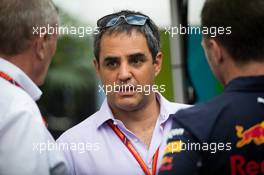Juan Pablo Montoya (COL). 21.10.2017. Formula 1 World Championship, Rd 17, United States Grand Prix, Austin, Texas, USA, Qualifying Day.