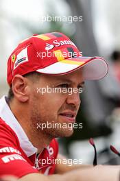Sebastian Vettel (GER) Ferrari. 22.10.2017. Formula 1 World Championship, Rd 17, United States Grand Prix, Austin, Texas, USA, Race Day.