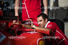 Ferrari mechanic. 19.10.2017. Formula 1 World Championship, Rd 17, United States Grand Prix, Austin, Texas, USA, Preparation Day.