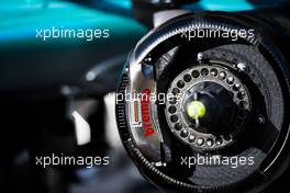 Mercedes AMG F1 W08 brake. 19.10.2017. Formula 1 World Championship, Rd 17, United States Grand Prix, Austin, Texas, USA, Preparation Day.