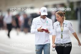 Lewis Hamilton (GBR) Mercedes AMG F1. 19.10.2017. Formula 1 World Championship, Rd 17, United States Grand Prix, Austin, Texas, USA, Preparation Day.