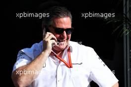 Zak Brown (USA) McLaren Executive Director. 19.10.2017. Formula 1 World Championship, Rd 17, United States Grand Prix, Austin, Texas, USA, Preparation Day.