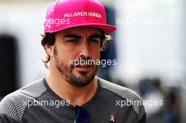 Fernando Alonso (ESP) McLaren. 19.10.2017. Formula 1 World Championship, Rd 17, United States Grand Prix, Austin, Texas, USA, Preparation Day.