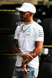 Lewis Hamilton (GBR) Mercedes AMG F1. 19.10.2017. Formula 1 World Championship, Rd 17, United States Grand Prix, Austin, Texas, USA, Preparation Day.