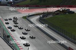 Race 1, the start 08.07.2017. GP3 Series, Rd 2, Spielberg, Austria, Saturday.