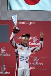 Race 1 podium, 3rd Nirei Fukuzumi (JAP) ART Grand Prix 08.07.2017. GP3 Series, Rd 2, Spielberg, Austria, Saturday.