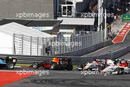 Race 1, Niko Kari (FIN) Arden International spin 08.07.2017. GP3 Series, Rd 2, Spielberg, Austria, Saturday.