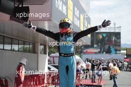 14.05.2017 - Race 2, Arjun Maini (IND) Jenzer Motorsport race winner 12.05.2017-14.05.2016 GP3 Series, Circuit de Barcelona Catalunya, Spain