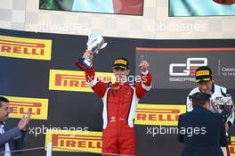13.05.2017 - Race 1, 2nd place Leonardo Pulcini (ITA) Arden International 12.05.2017-14.05.2016 GP3 Series, Circuit de Barcelona Catalunya, Spain