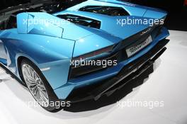 Lamborghini Aventador 12-13.09.2017. International Motor Show Frankfurt, Germany.