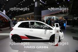 Toyota Yaris GRMN 12-13.09.2017. International Motor Show Frankfurt, Germany.