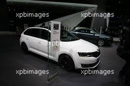 Skoda Rapid 07-08.03.2017. Geneva International Motor Show, Geneva, Switzerland. www.xpbimages.com, EMail: requests@xpbimages.com - copy of publication required for printed pictures. Every used picture is fee-liable. © Copyright: Photo4 / XPB Images